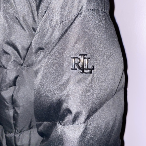 Ralph Lauren Fur Winter Hooded Down Coat - Picture 2 of 4